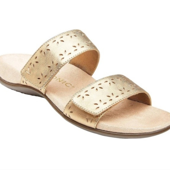 Vionic Ortho 'Randi' Gold Sandals - Picture 8 of 11